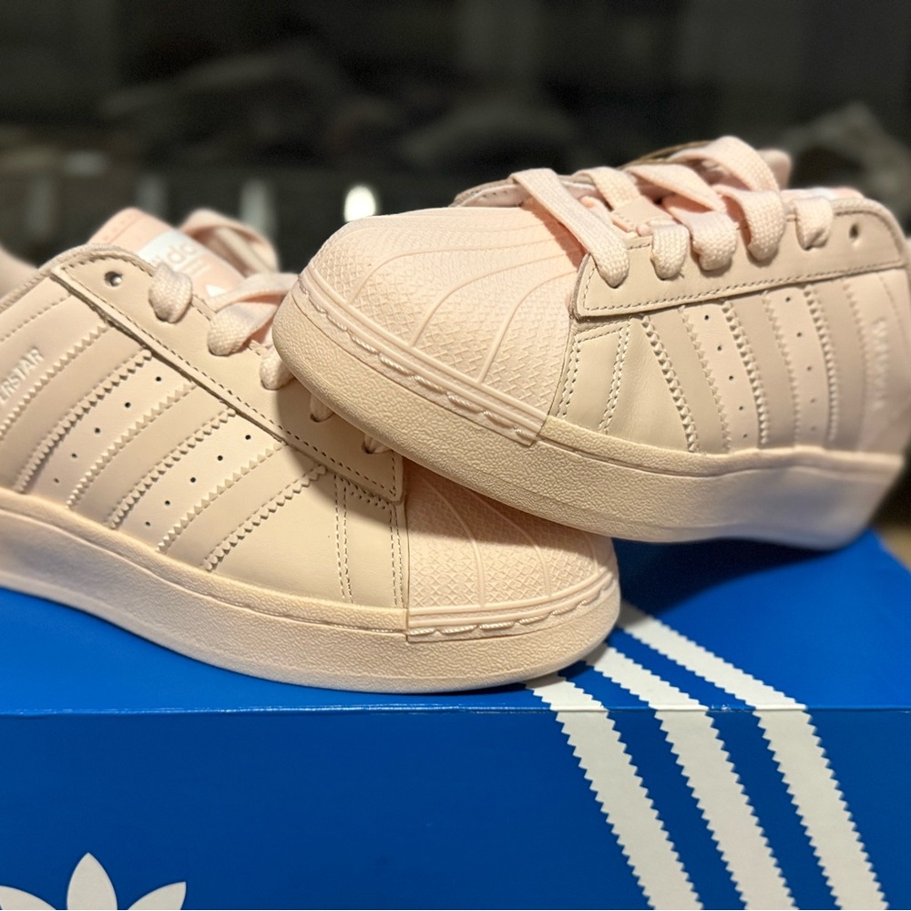 Adidas Soft Pink Superstar Sneakers